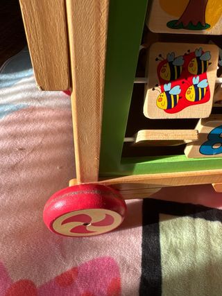 Andador correpasillos madera educativo