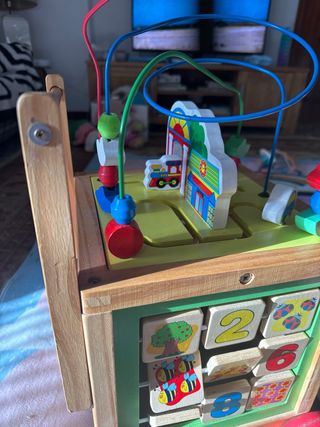 Andador correpasillos madera educativo