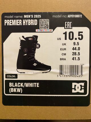 Botas Snowboard DC Shoes Hombre Negras