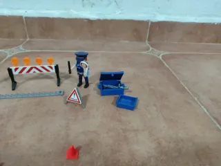 Playmobil Policía Tráfico y Accesorios