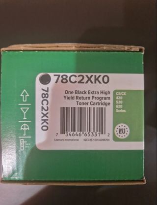 Toner Lexmark 78C2XK0 Nero Extra High Yield
