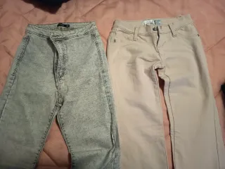 Lote de 2 pantalones vaqueros