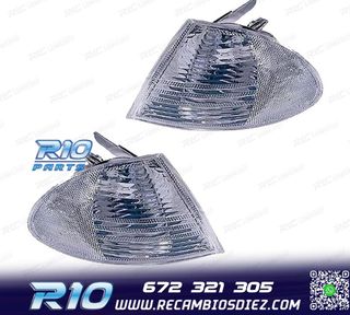 INTERMITENTES FRONTALES BMW E46 BERLINA 98-01 CROMO OPACO