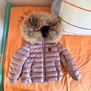 Abrigo Blauer niña rosa con capucha talla 4