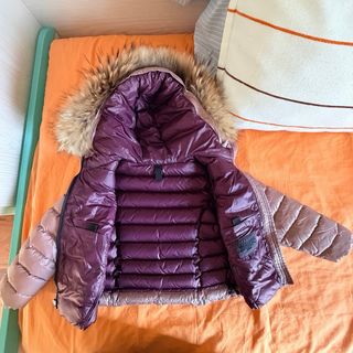 Abrigo Blauer niña rosa con capucha talla 4