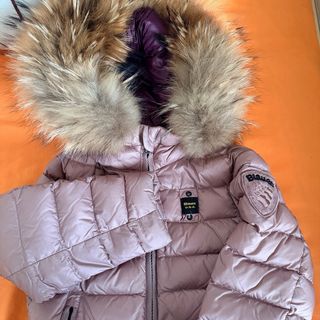 Abrigo Blauer niña rosa con capucha talla 4