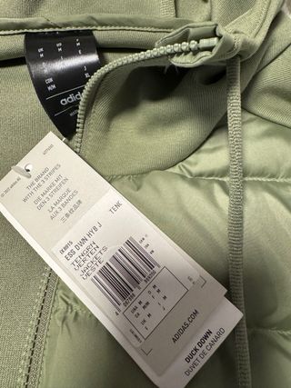 Anorak Adidas verde acolchado