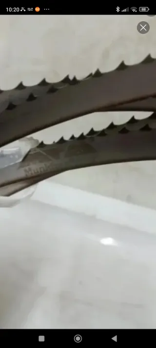 2 sierras 2,2m de acero inox