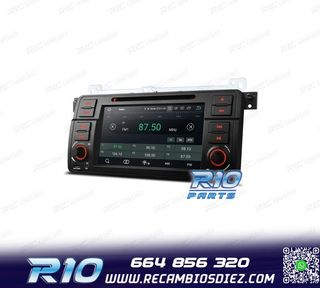 RADIO GPS ANDROID 13 BMW SERIE 3 E46 PANTALLA TÁCTIL 7"
