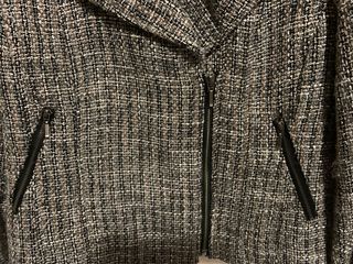 Giacca donna fantasia sale e pepe con zip