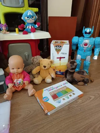 Lote Juguetes Niña Niño Muñecas Robot