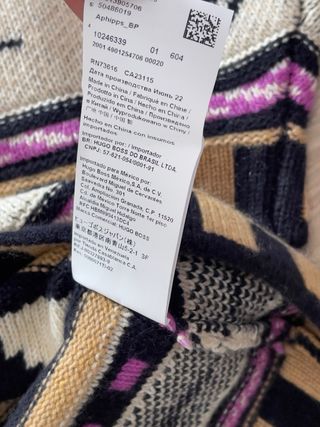 Jersey Hugo Boss x Phipps lana cachemir nuevo