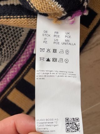 Jersey Hugo Boss x Phipps lana cachemir nuevo
