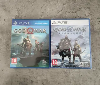 Pack God of War PS4 + GOW Ragnarok PS5 Precintado