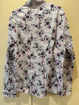 Camisa estampada IKKS Talla L slim