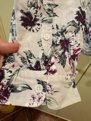 Camisa estampada IKKS Talla L slim