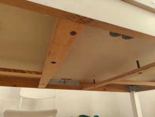 Mesa extensible blanca ikea comedor 95x 175,5