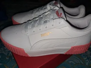 Zapatillas Puma Blancas y Rosas