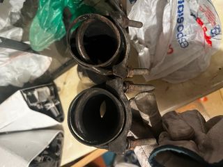 Colas de escape cromadas