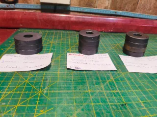 Lote 13 Imanes Redondos ferrita