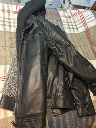 Cazadora Inside piel forrada Talla M