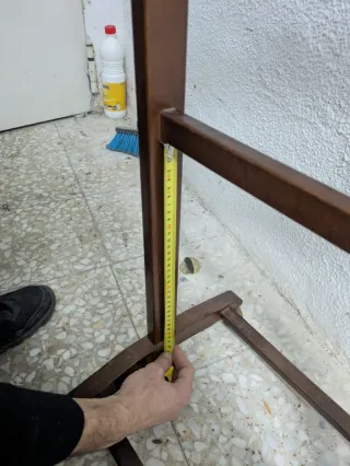 Galan de noche / Chaquetero / Perchero de madera c