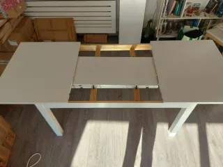 Mesa extensible blanca Ikea