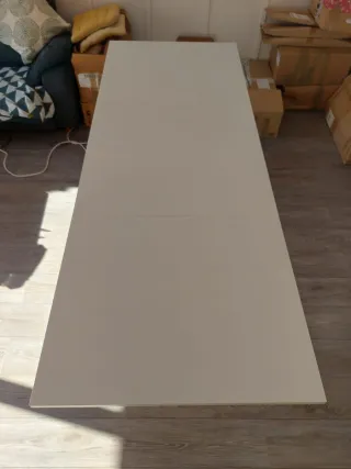Mesa extensible blanca Ikea
