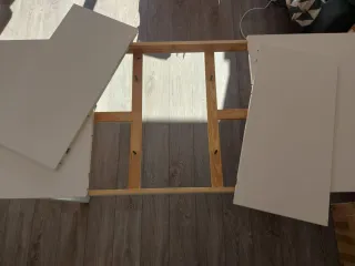 Mesa extensible blanca Ikea