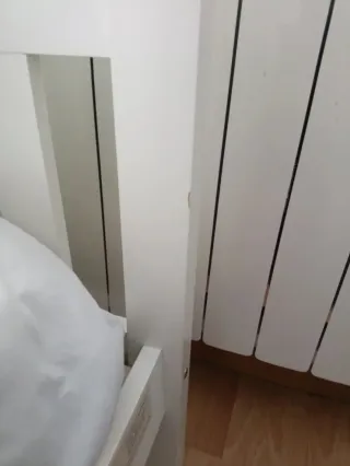 Cama infantil diseño casita blanca