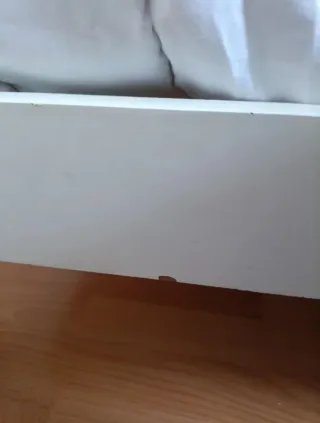 Cama infantil diseño casita blanca