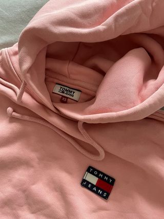 Sudadera Tommy Jeans Rosa Talla XS
