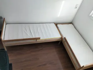 Pack 2 Camas infantil Sniglar 70x160cm Haya.