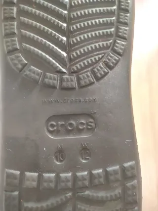 Crocs Talla 43-44 Negro