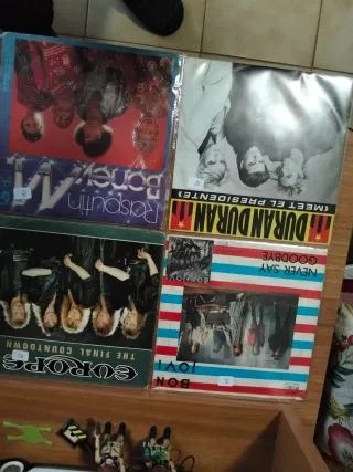 Lotto 4 Vinili Rock/Pop: Europe, Bon Jovi, Boney M