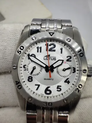 Reloj Lotus Niño 15669 Plata/Blanco