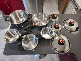 Conjunto de 5 ollas de vitrocerámica