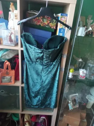 Abito elegante donna verde