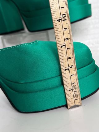 Zapatos Plataforma Un Paso Mas Verde T.37