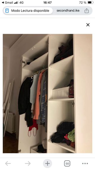 Armario Brimnes 3 puertas blanco