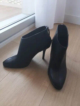 Botines Zara Tacón Alto Talla 40