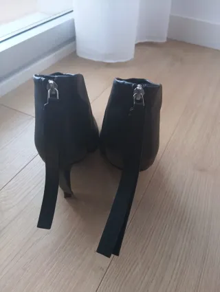 Botines Zara Tacón Alto Talla 40