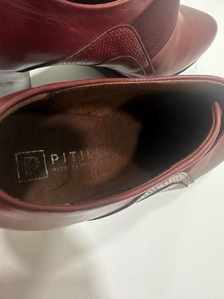 Zapatos Pitillo Talla 37 Rojo