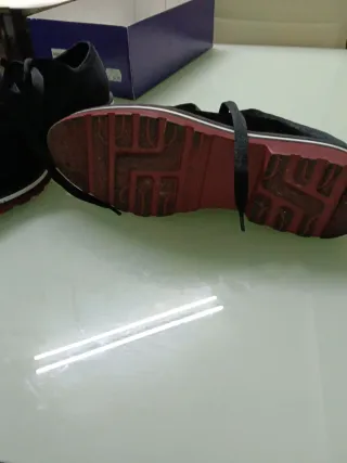 Zapatos terciopelo mujer negros y rojos