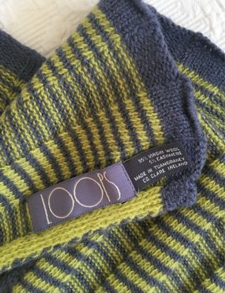 Bufanda irlandesa lana virgen/cashmere