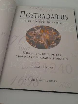 Libro "Nostradamus y el nuevo milenio" de Michael