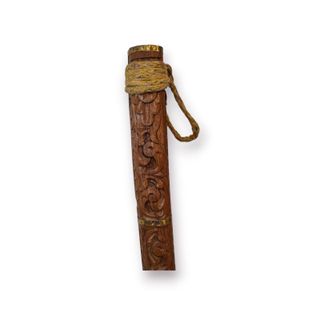 Punhal Artesanal Madeira com Bainha