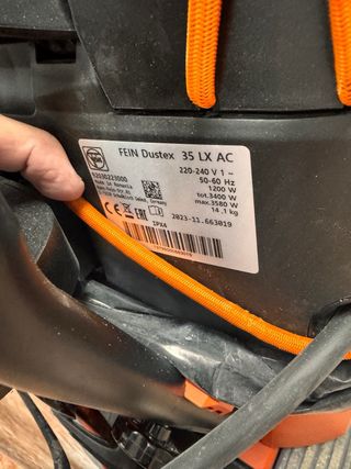 Aspiradora Industrial Fein Naranja