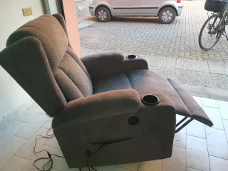 Poltrona recliner alzapersone massaggiante riscald