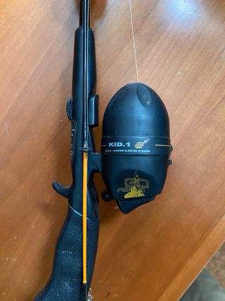 Caña de pesca infantil con carrete